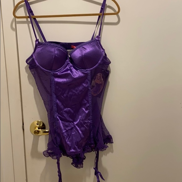 Very sexy chemise in purple, XL - Picture 1 of 7